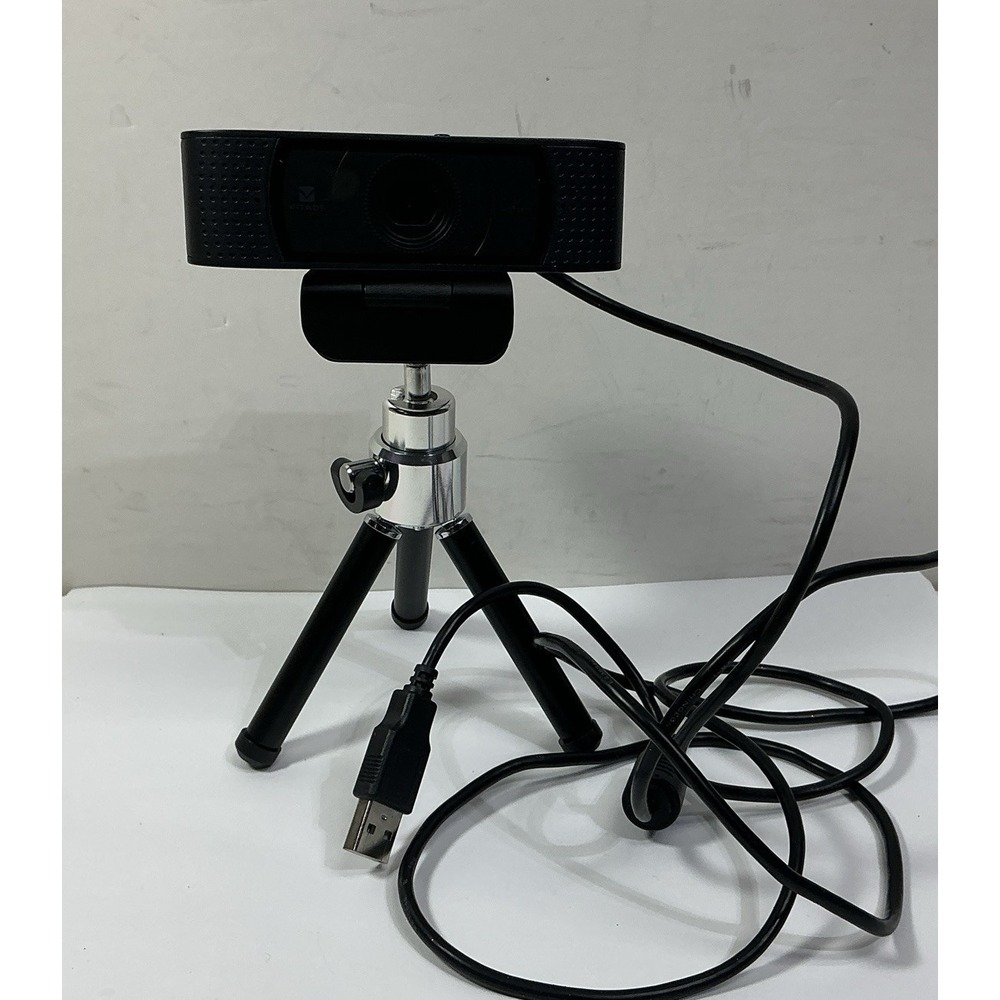 HD Webcam 1080P with Microphone & Cover Slide, 928 USB Computer Web Camera